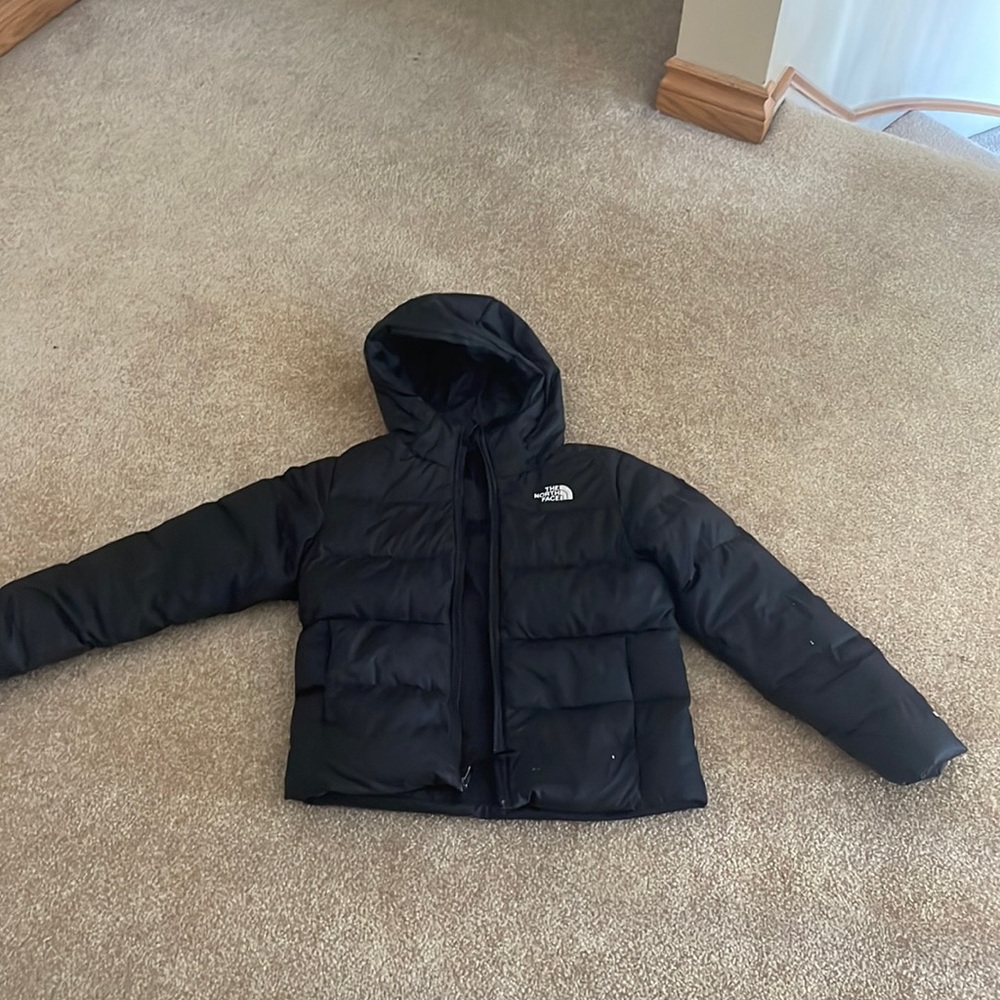 Kids Black North Face Puffer Jacket